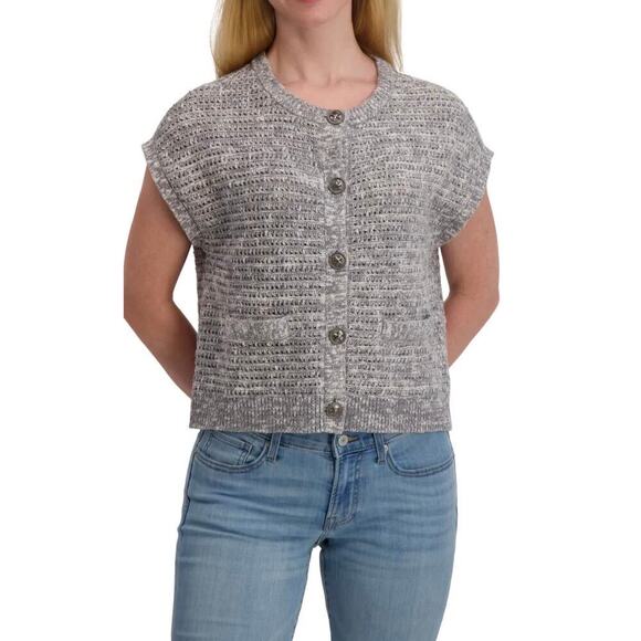 Lucky Brand Sweaters - Lucky Brand Short Sleeve Cotton Button Down Cardigan, size XL, MSRP $89.50